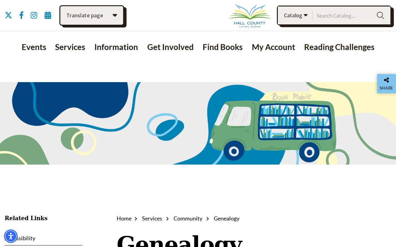 Hall County Library genealogy resources for Gainesville historical research