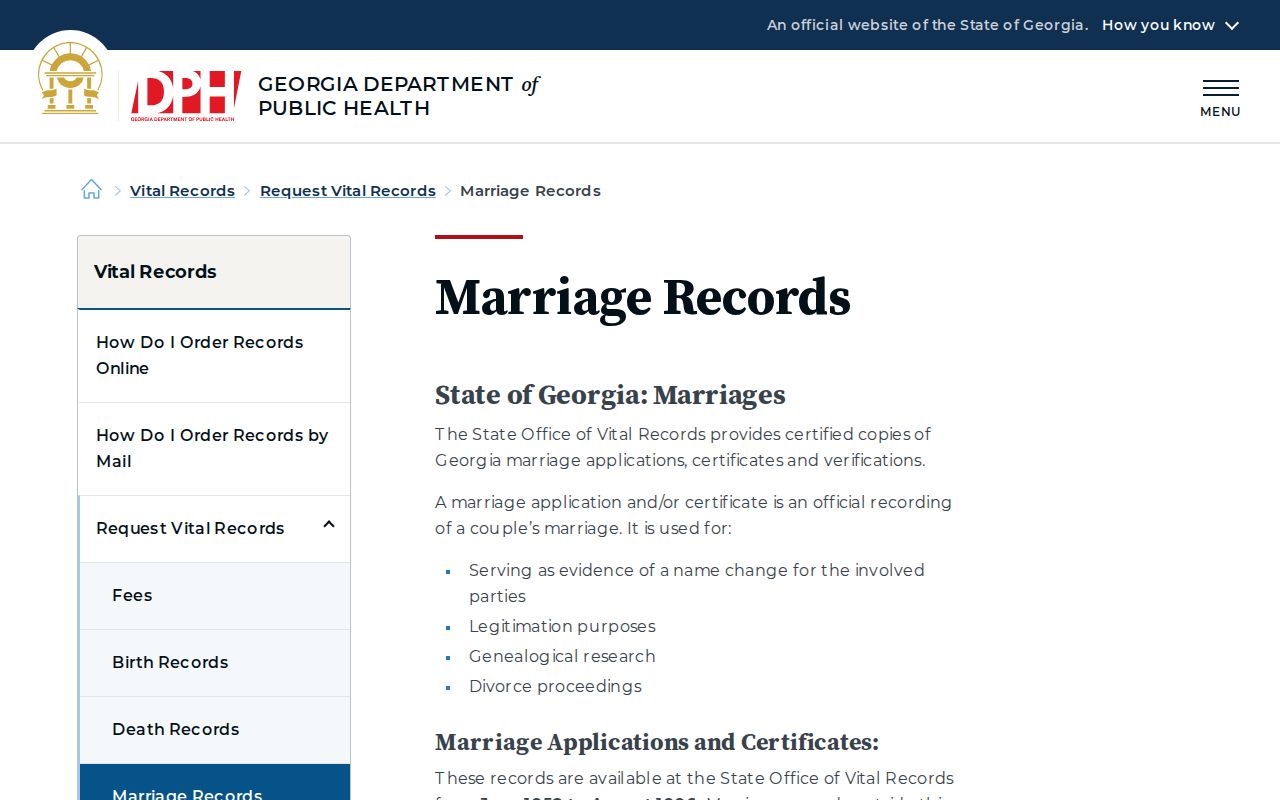 Gainesville resident lookup Georgia marriage record coverage